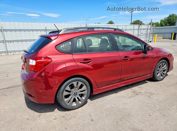JF1GPAP6XG8217969 2016 SUBARU IMPREZA Red Հետևի աջ