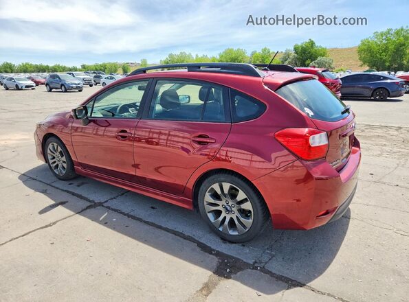 JF1GPAP6XG8217969 2016 SUBARU IMPREZA Red Հետևի ձախ