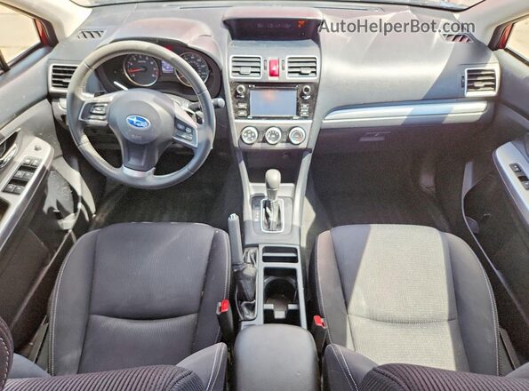 JF1GPAP6XG8217969 2016 SUBARU IMPREZA Red Առջևի վահանակի տեսք