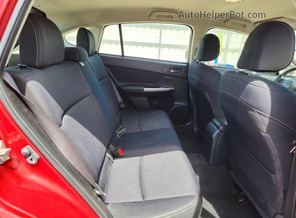 JF1GPAP6XG8217969 2016 SUBARU IMPREZA Red Հետևի նստատեղերի տեսք