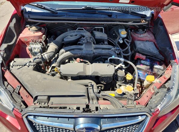 JF1GPAP6XG8217969 2016 SUBARU IMPREZA Red Սալոնի հետևի տեսք