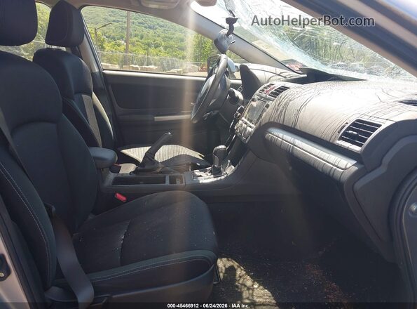 JF1GPAS61G8215101 2016 SUBARU IMPREZA Silver Вид салону спереду