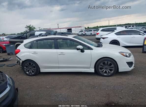 JF1GPAS62G8209873 2016 SUBARU IMPREZA White Սալոնի հետևի տեսք