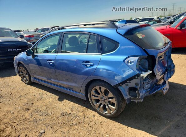 JF1GPAS64GH288169 2016 SUBARU IMPREZA Blue Trasero izquierdo