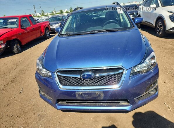JF1GPAS64GH288169 2016 SUBARU IMPREZA Blue Vista frontal