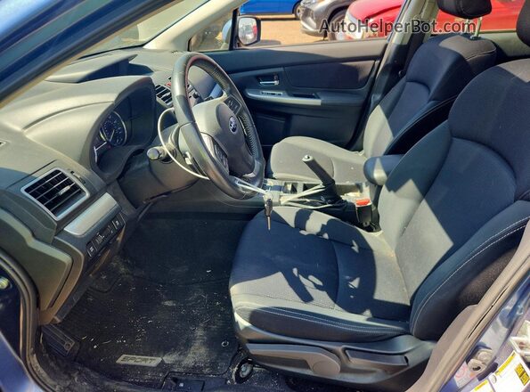 JF1GPAS64GH288169 2016 SUBARU IMPREZA Blue Vista interior delantera