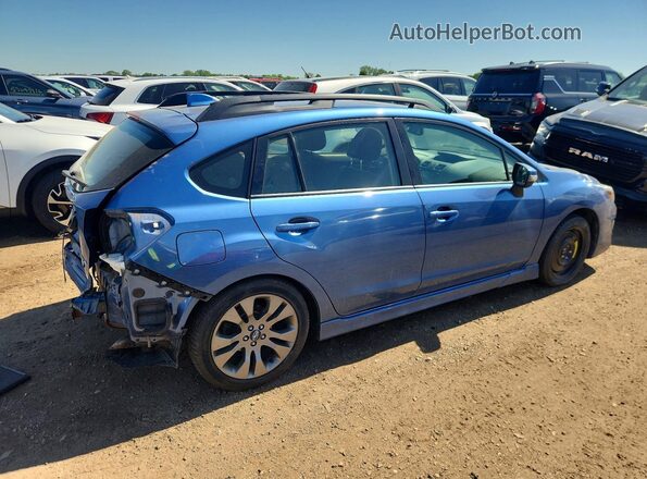 JF1GPAS64GH288169 2016 SUBARU IMPREZA Blue Trasero derecho