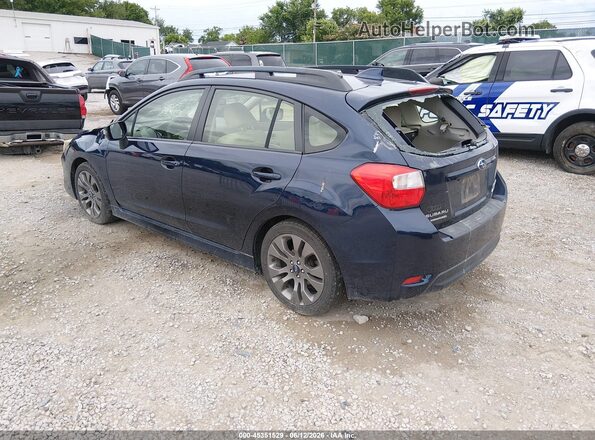 JF1GPAS6XGH311700 2016 SUBARU IMPREZA Blue Tył lewy