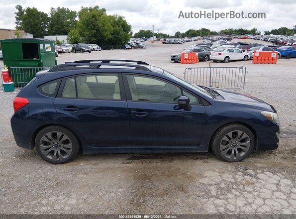 JF1GPAS6XGH311700 2016 SUBARU IMPREZA Blue Widok wnętrza z tyłu