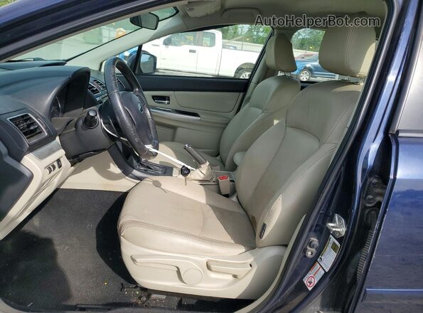 JF1GPAU64GH290646 2016 SUBARU IMPREZA Синий Вид салона спереди