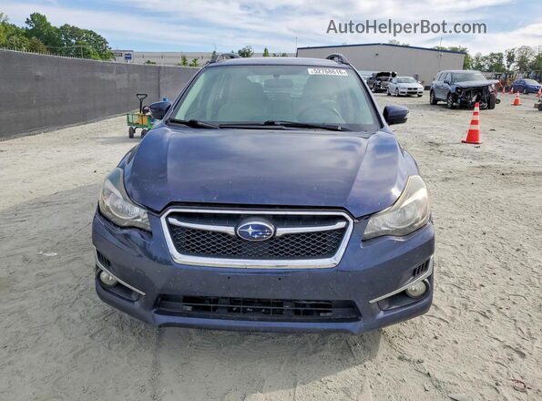 JF1GPAU64GH290646 2016 SUBARU IMPREZA Синий Вид спереди