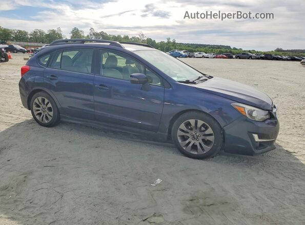 JF1GPAU64GH290646 2016 SUBARU IMPREZA Синий Передняя правая четверть