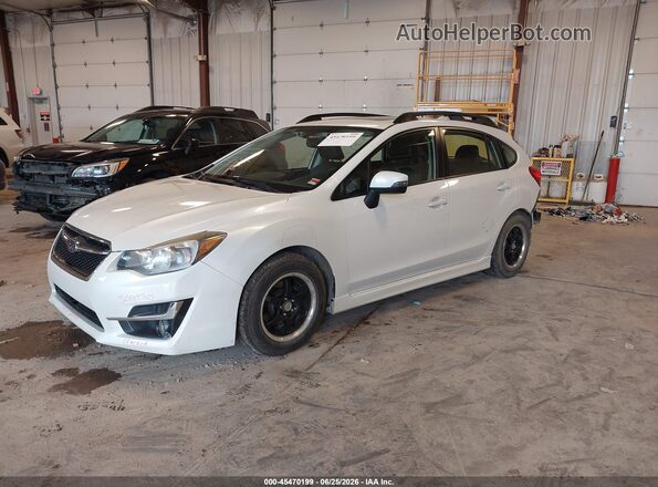 JF1GPAY65GH289998 2016 SUBARU IMPREZA White Առջևի ձախ երեք քառորդ տեսարան