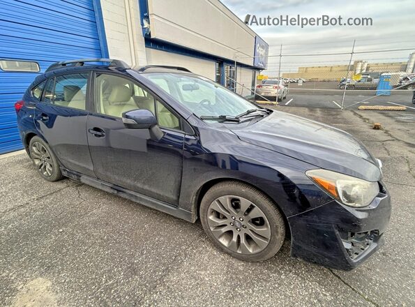 JF1GPAY67GH213974 2016 SUBARU IMPREZA Blue Przód prawy