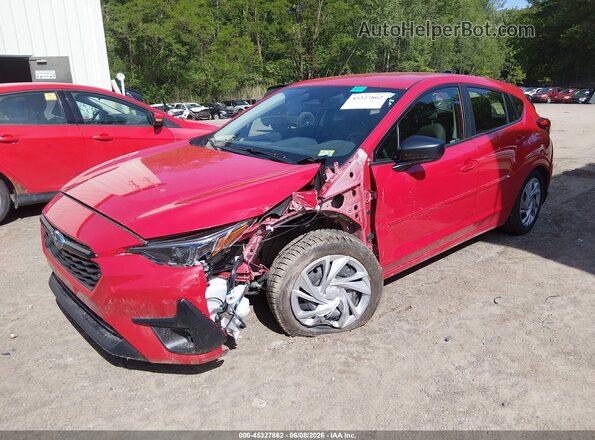 JF1GUABC1R8389395 2024 SUBARU IMPREZA Red Передня ліва чверть