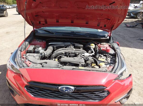 JF1GUABC1R8389395 2024 SUBARU IMPREZA Red Вид ззаду