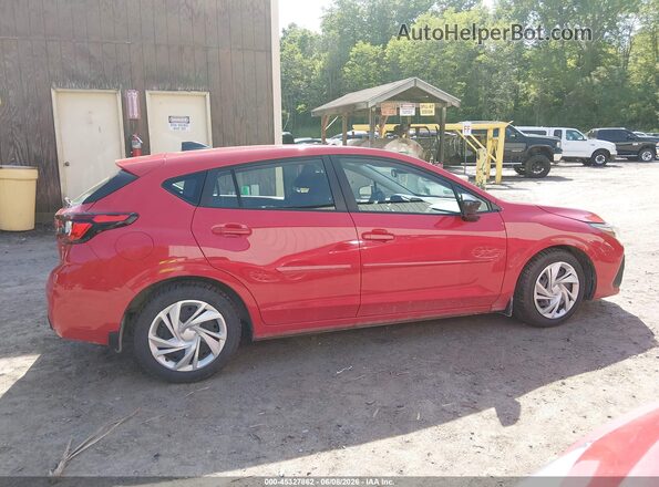 JF1GUABC1R8389395 2024 SUBARU IMPREZA Red Вид задньої частини салону