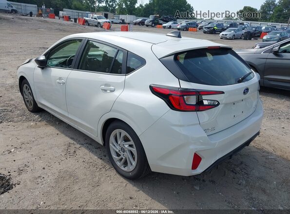 JF1GUABC2S8339675 2025 SUBARU IMPREZA White უკანა მარცხენა