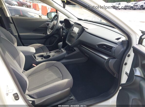 JF1GUABC2S8339675 2025 SUBARU IMPREZA White წინა სალონის ხედი