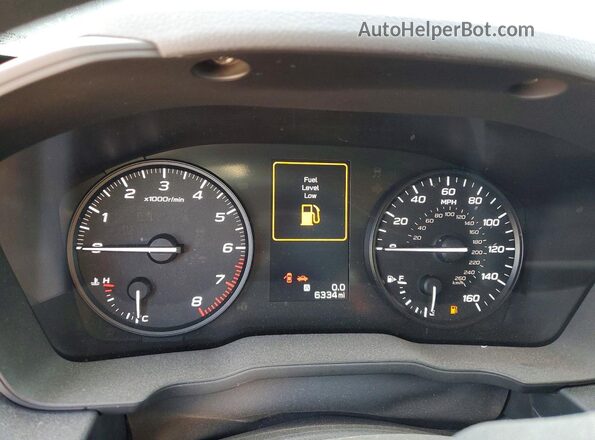 JF1GUABC3S8322450 2025 SUBARU IMPREZA Black Սարքավորումների վահանակի տեսք