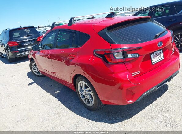 JF1GUABC4R8321107 2024 SUBARU IMPREZA Красный Задняя левая четверть
