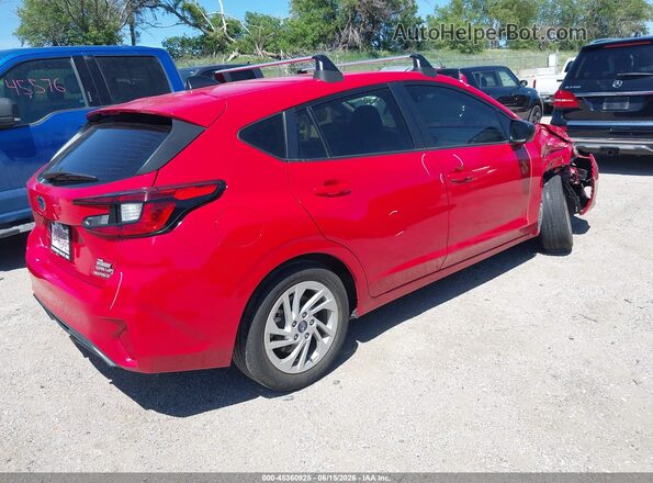 JF1GUABC4R8321107 2024 SUBARU IMPREZA Красный Задняя правая четверть