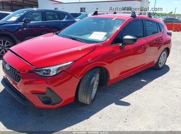 JF1GUABC4R8321107 2024 SUBARU IMPREZA Красный Передняя левая четверть