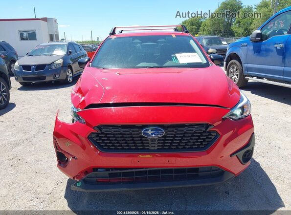 JF1GUABC4R8321107 2024 SUBARU IMPREZA Красный Вид щитка приборов