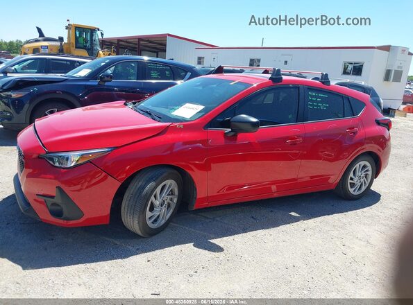 JF1GUABC4R8321107 2024 SUBARU IMPREZA Красный Панорамный вид салона 360°