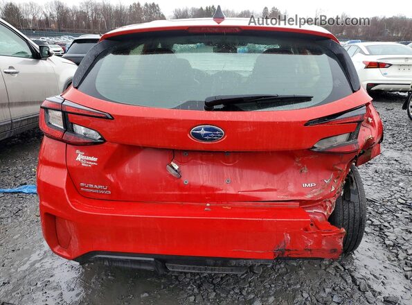 JF1GUABC4S8232126 2025 SUBARU IMPREZA Red Հետևի տեսք