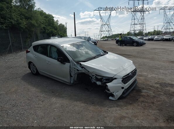 JF1GUABC5S8342103 2025 SUBARU IMPREZA White Դիմացի տեսք