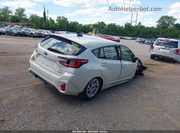 JF1GUABC5S8342103 2025 SUBARU IMPREZA White Հետևի աջ