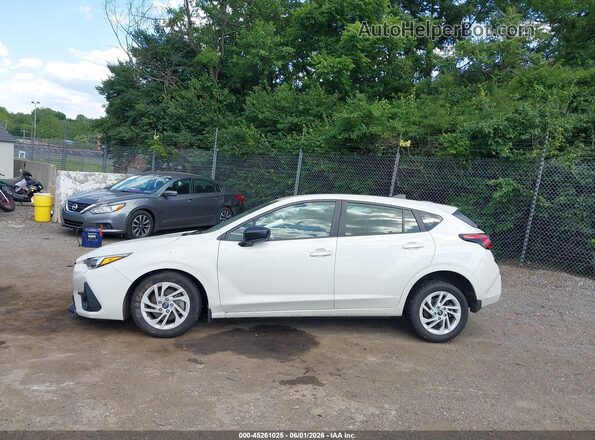 JF1GUABC5S8342103 2025 SUBARU IMPREZA White Սալոնի 360 աստիճան տեսք