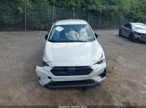 JF1GUABC5S8342103 2025 SUBARU IMPREZA White Սարքավորումների վահանակի տեսք