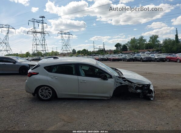JF1GUABC5S8342103 2025 SUBARU IMPREZA White Սալոնի հետևի տեսք