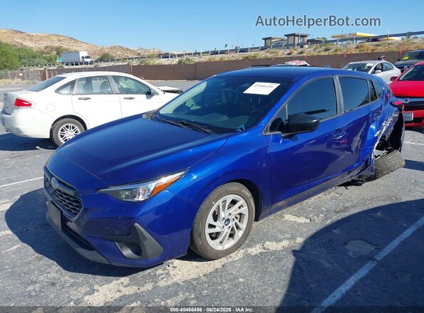 JF1GUABC6R8253294 2024 SUBARU IMPREZA Синий Передняя левая четверть