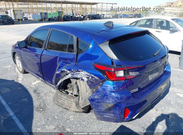 JF1GUABC6R8253294 2024 SUBARU IMPREZA Синий Задняя левая четверть