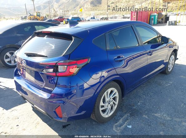JF1GUABC6R8253294 2024 SUBARU IMPREZA Синий Задняя правая четверть