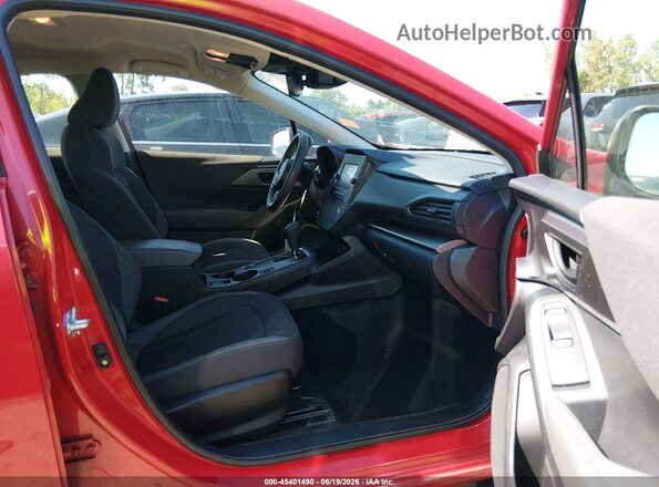 JF1GUABC6R8310366 2024 SUBARU IMPREZA Red წინა სალონის ხედი