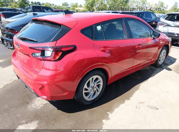 JF1GUABC6R8310366 2024 SUBARU IMPREZA Red უკანა მარჯვენა
