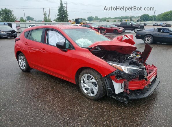 JF1GUABC6R8361138 2024 SUBARU IMPREZA Красный Передняя правая четверть