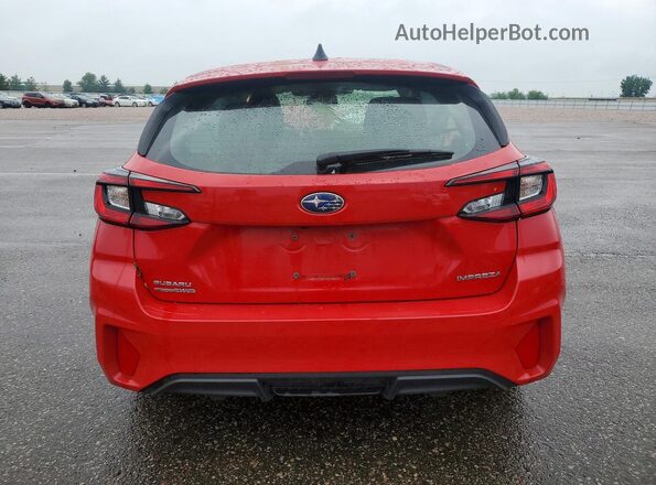 JF1GUABC6R8361138 2024 SUBARU IMPREZA Красный Вид сзади