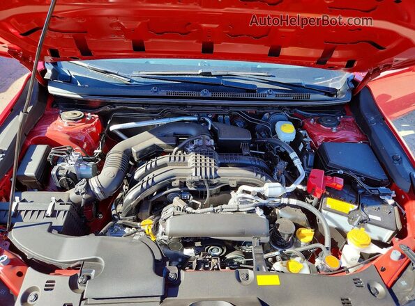 JF1GUABC6S8296779 2025 SUBARU IMPREZA Red Widok wnętrza z tyłu