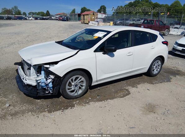 JF1GUABC7R8365795 2024 SUBARU IMPREZA White Vista tres cuartos delantera izquierda