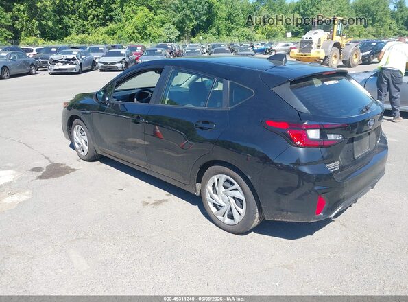 JF1GUABC7S8224716 2025 SUBARU IMPREZA Черный Задняя левая четверть