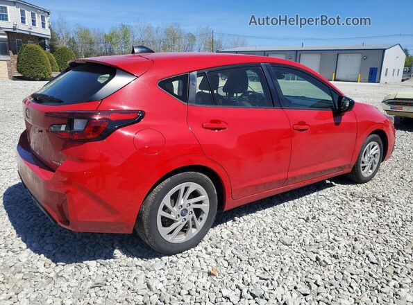 JF1GUABC8R8259999 2024 SUBARU IMPREZA Красный Задняя правая четверть