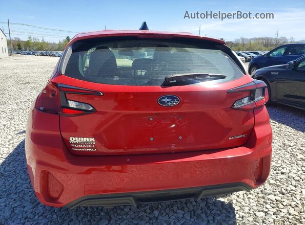 JF1GUABC8R8259999 2024 SUBARU IMPREZA Красный Вид сзади