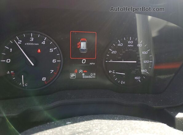 JF1GUABC8R8259999 2024 SUBARU IMPREZA Красный Вид щитка приборов