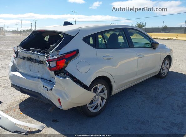 JF1GUABC8R8352151 2024 SUBARU IMPREZA Белый Задняя правая четверть