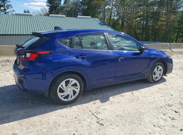 JF1GUABC8R8370214 2024 SUBARU IMPREZA Синий Задняя правая четверть